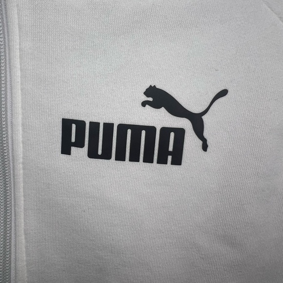 Puma Pullover Medium White Pre-owned - Picture 2 of 5